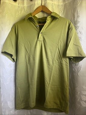 Banana Republic Men's Light Olive Polo